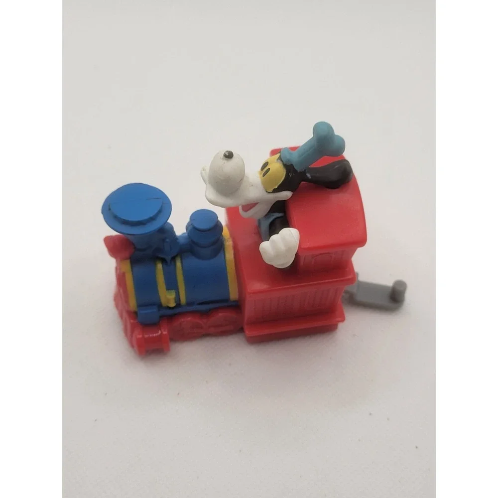 Disney Goofy Mickey & Minnies Runaway Railway Train McDonalds Toy 2020 Red Blue